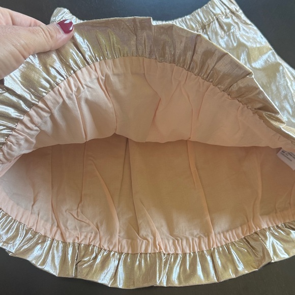 Crewcuts Metallic Gold Skirt - Picture 3 of 4